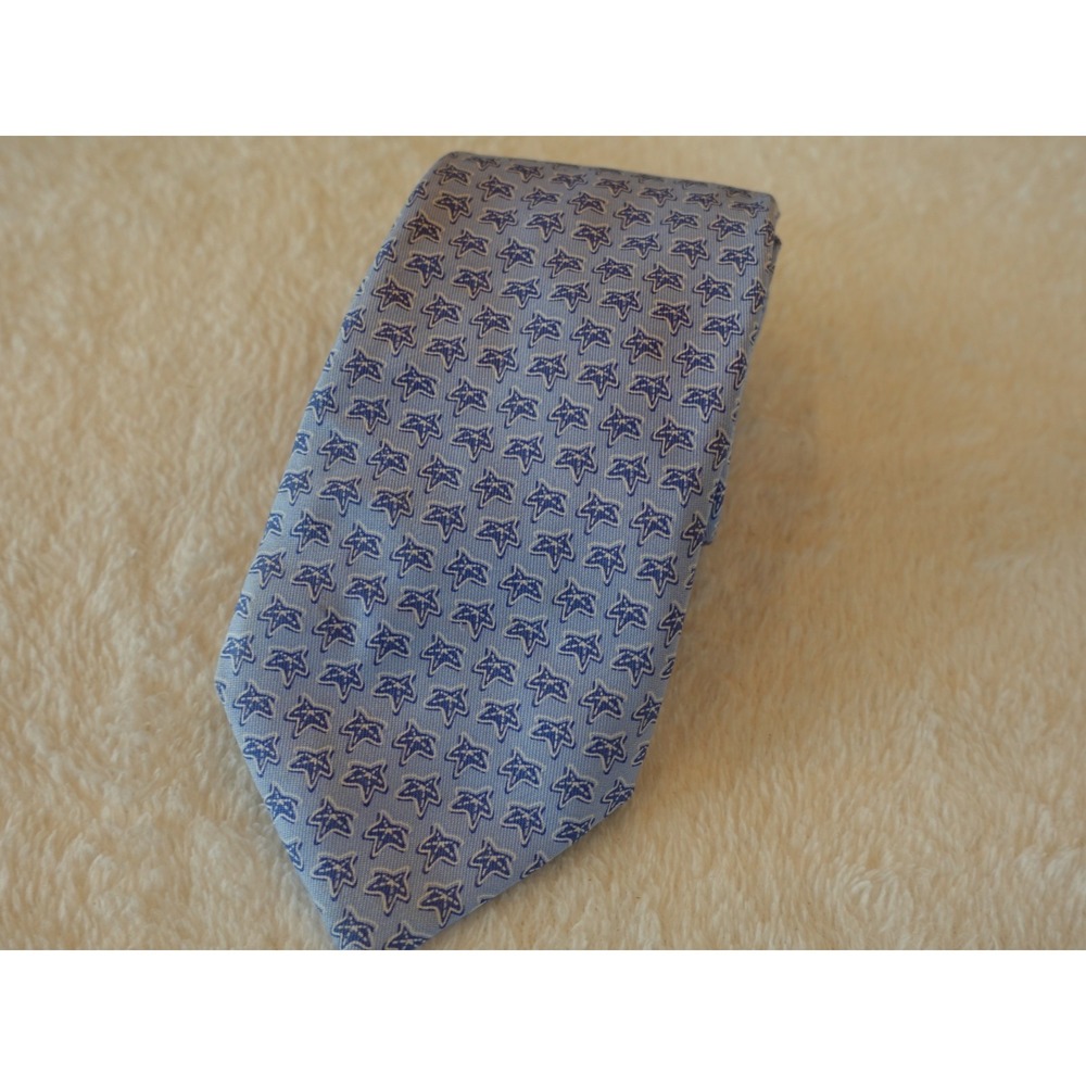 Vineyard Vines "Handpicked" Tie Blue‎ Star Starfish Necktie Preppy 100% Silk